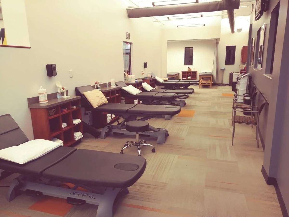 Clean carpet in a therapy clinic